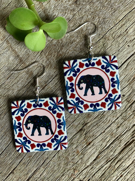 Moroccan Elephant Earrings