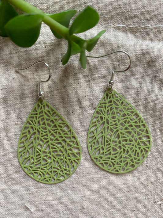 Lime Green Alaska Filigree