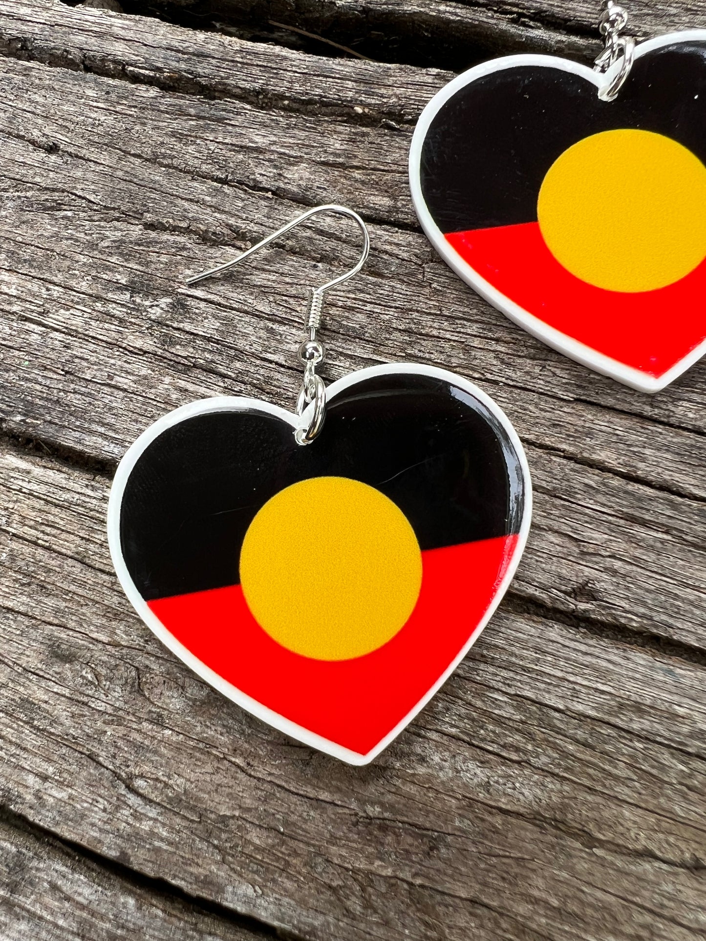 Indigenous Heart Earrings
