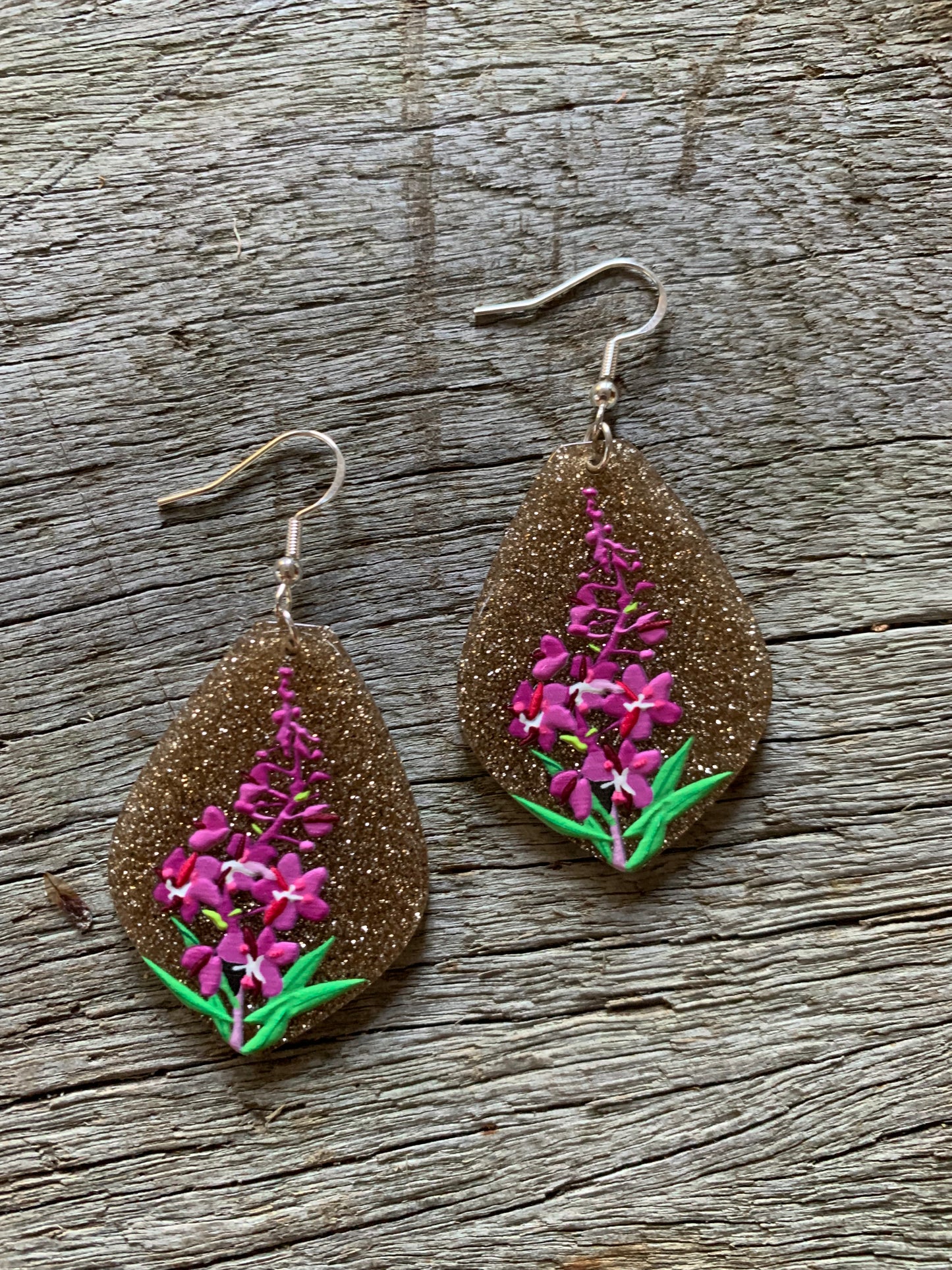 Glitter Reeds Earrings