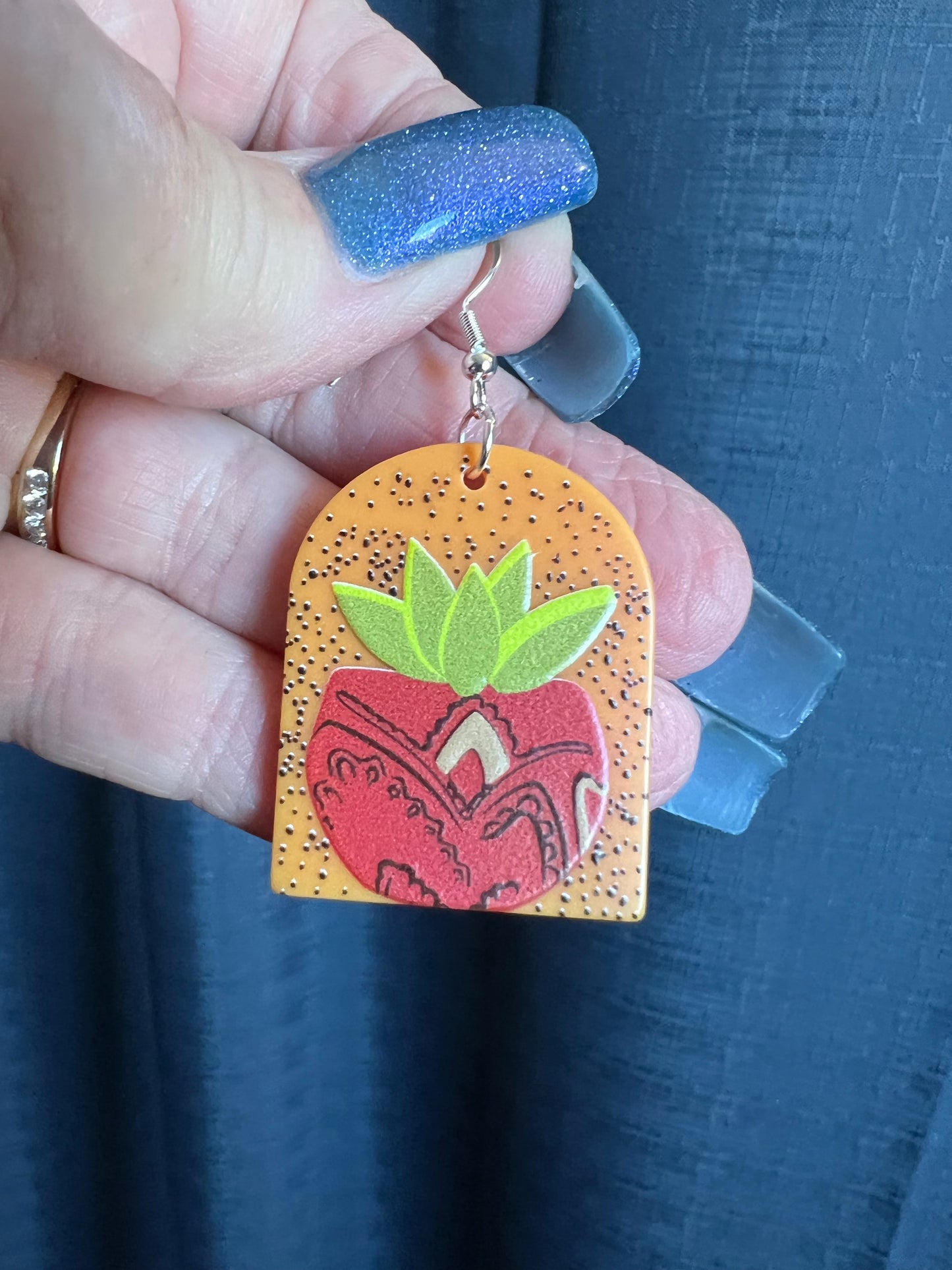 Succulent Arch Earrings