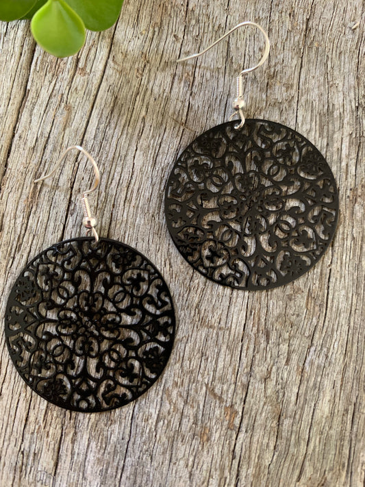 Black Evie Filigree
