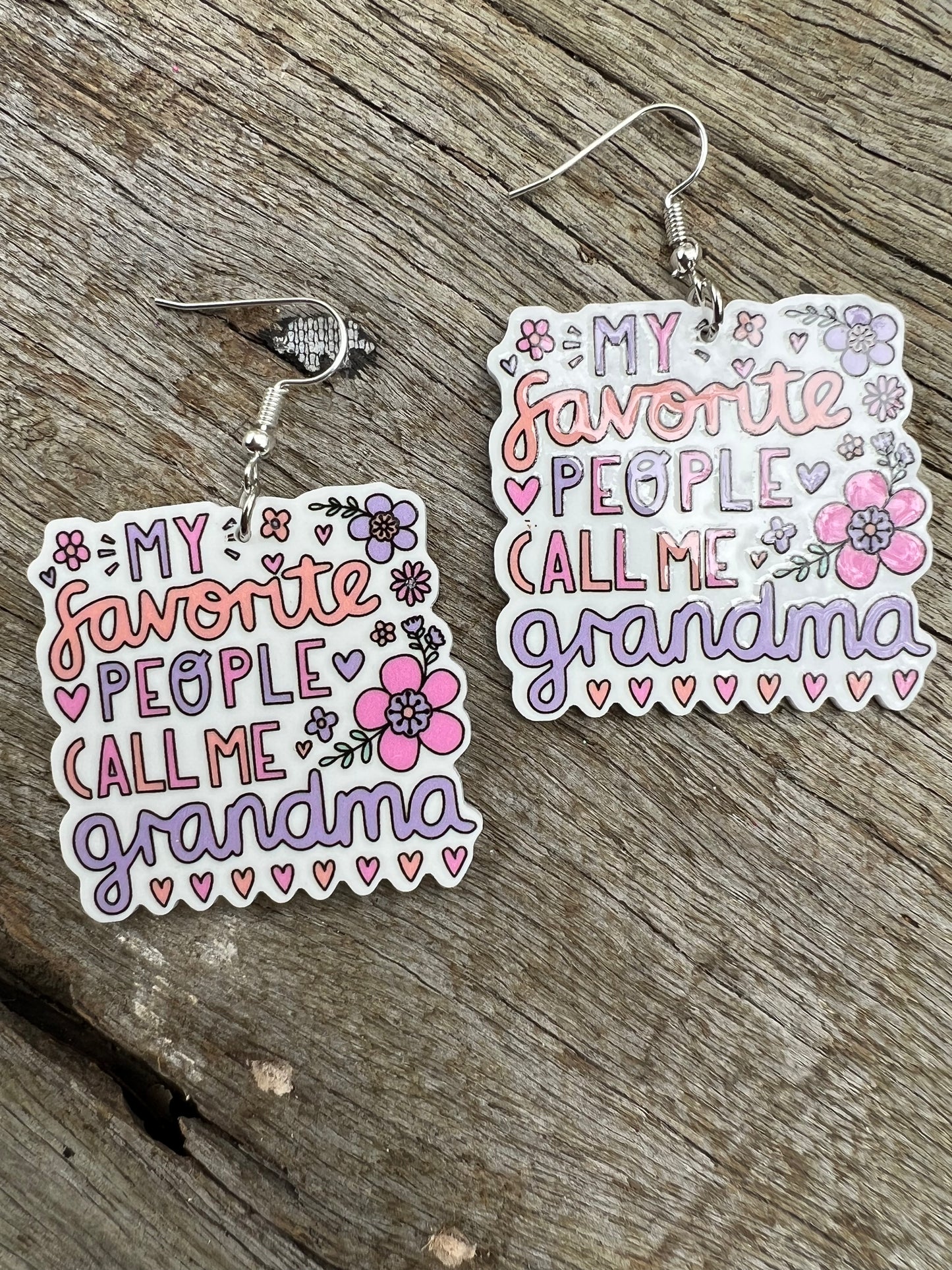 Grandma Love Earrings