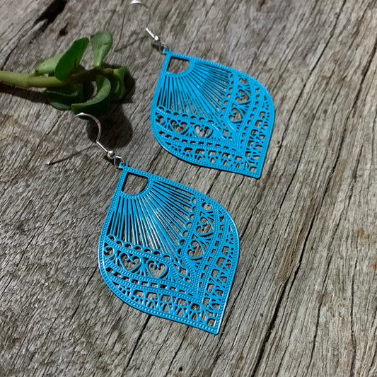 Aqua Blue Samantha Filigree