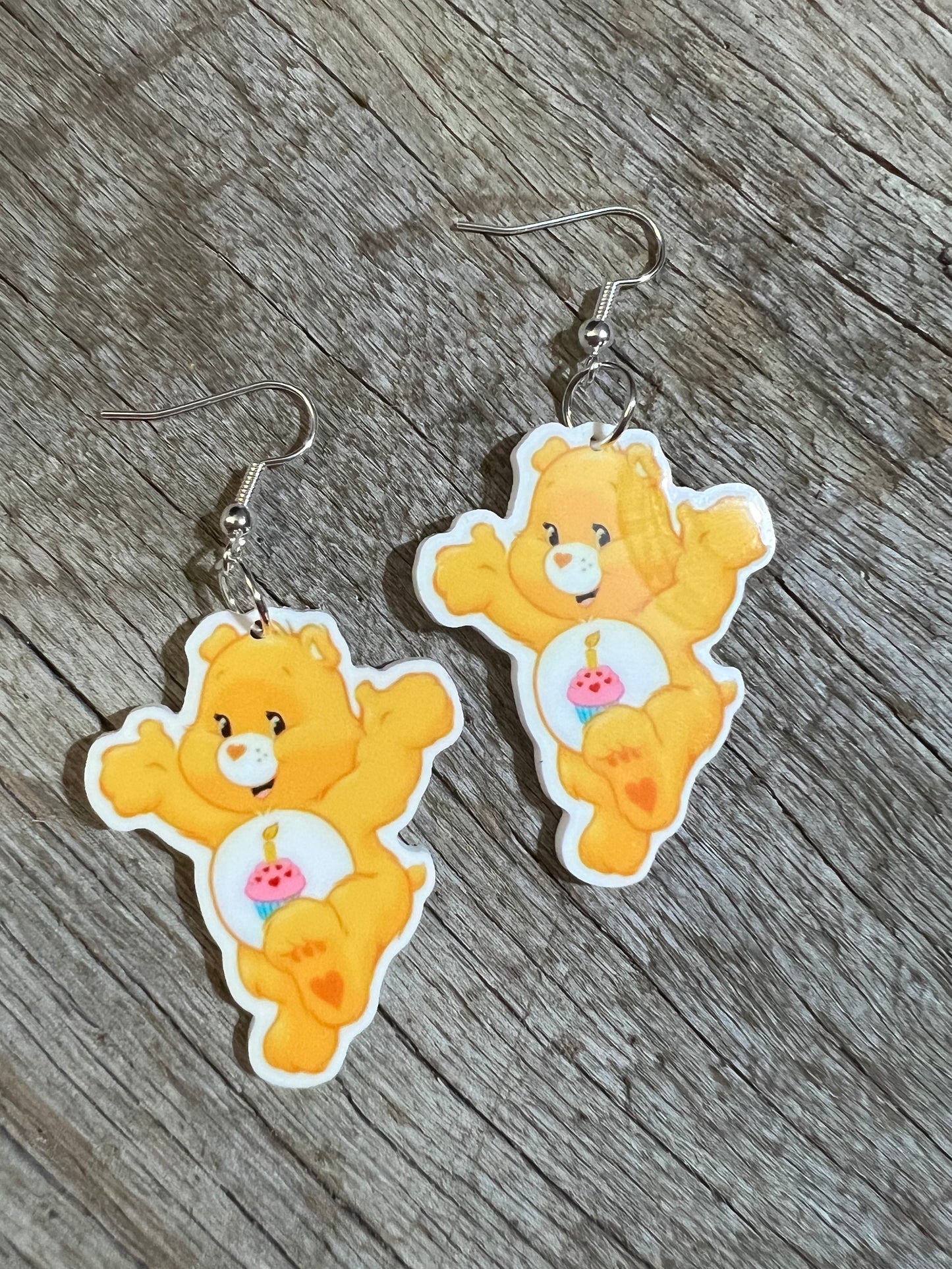 Cupcake Bear Plannar Earrings