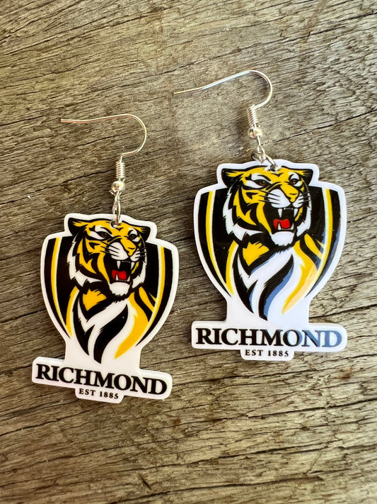 Richmond Tigers Earrings