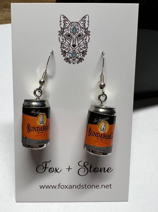 Bundaberg Rum Can Earrings