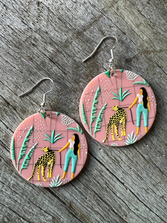 Tiger Queen Earrings