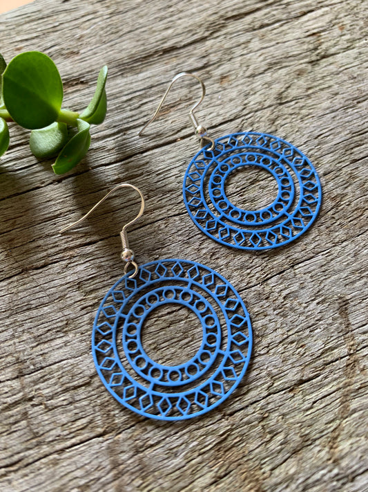Blue Demi Filigree