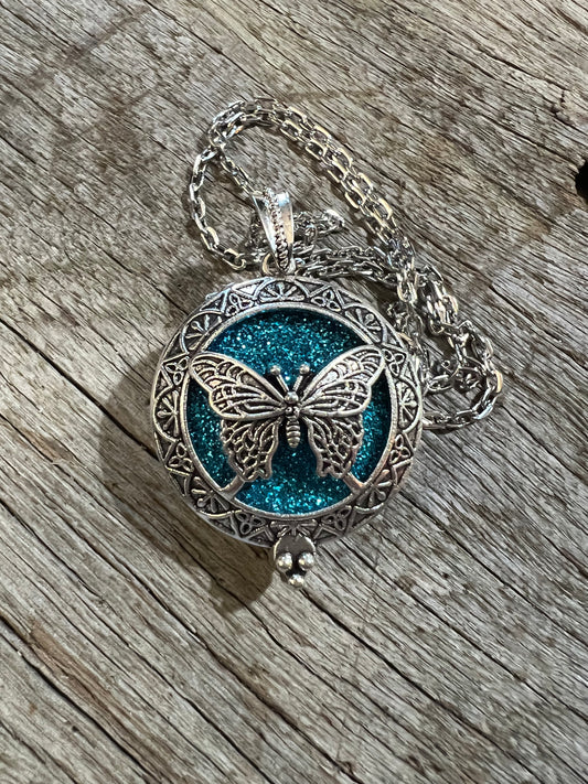 Silver Butterfly Oil Diffuser