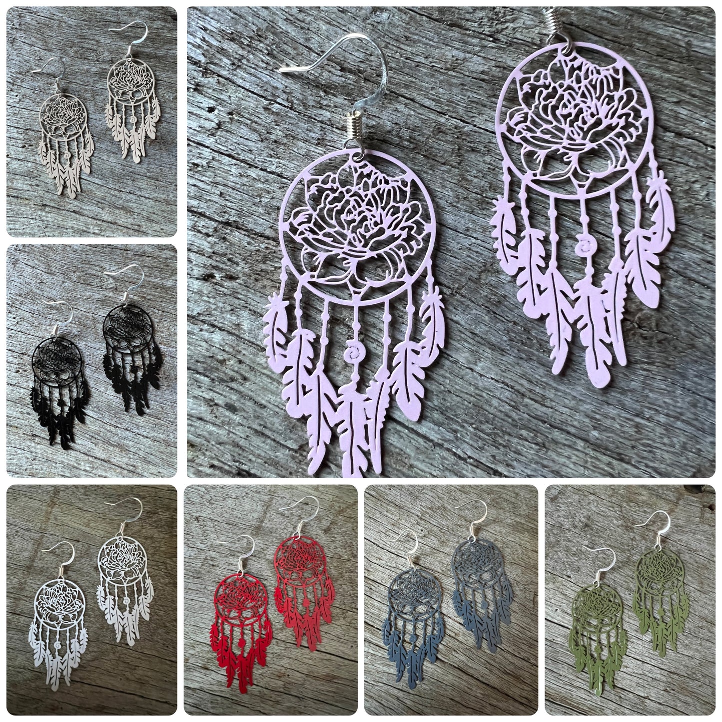 Black Lotus Dream Catcher Filigree