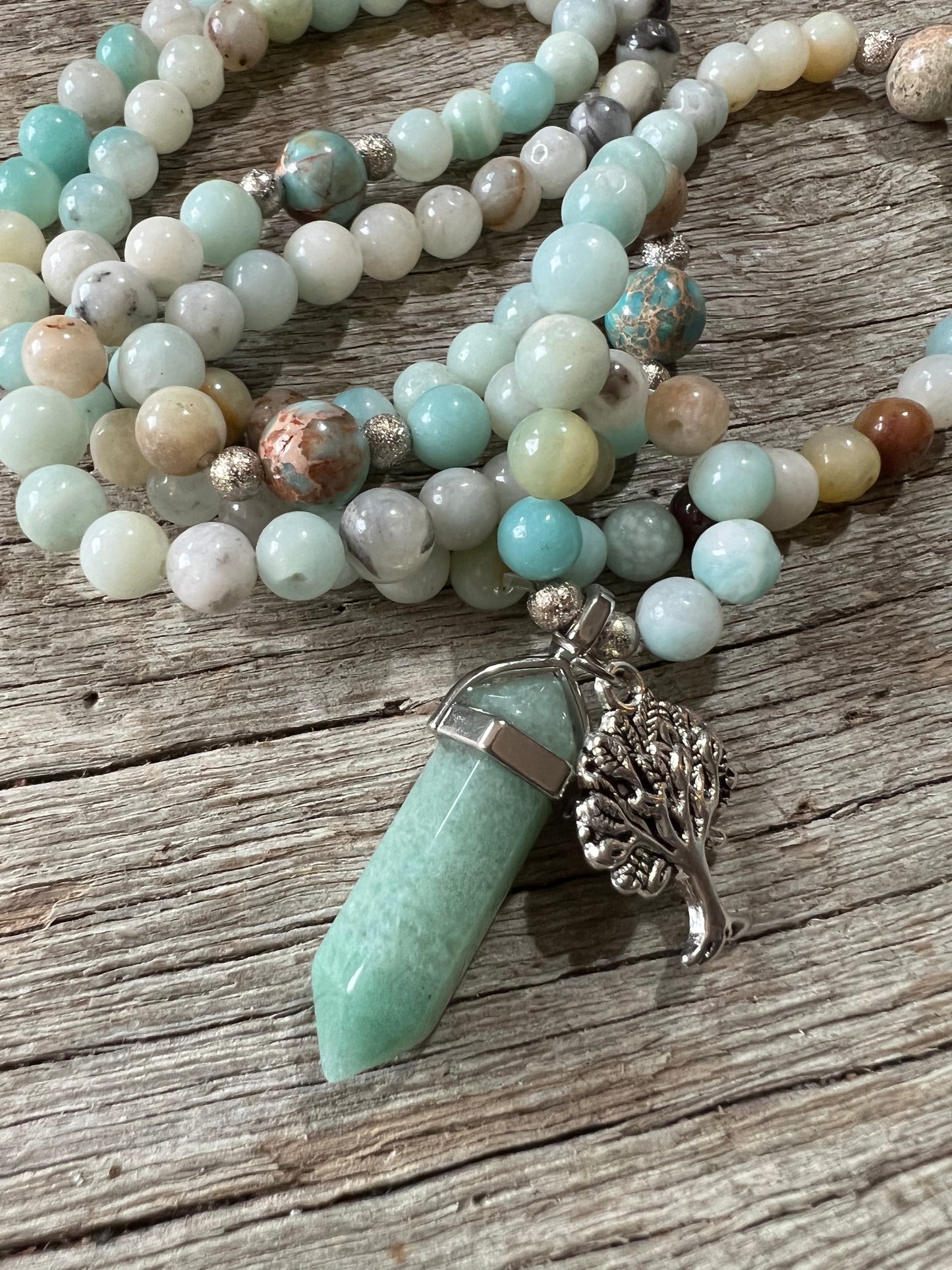 Amazonite 6mm Mala Beads