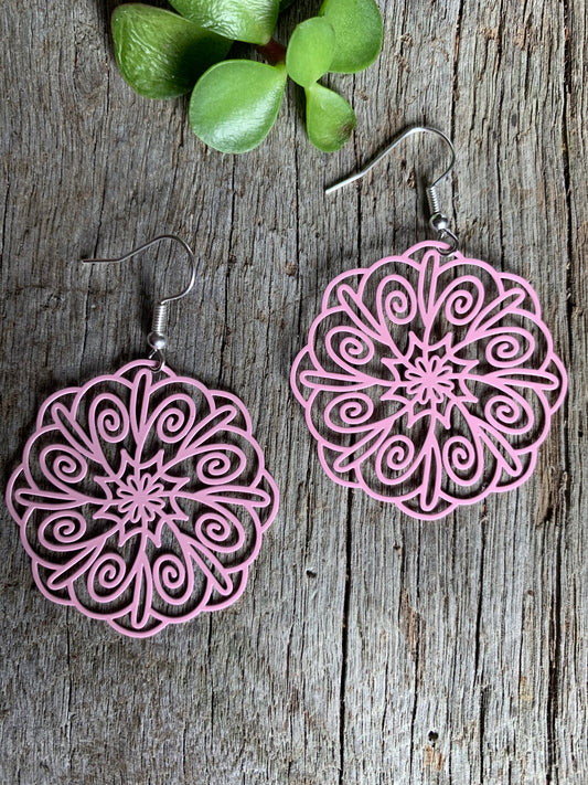Pastel Pink Harlow Filigree
