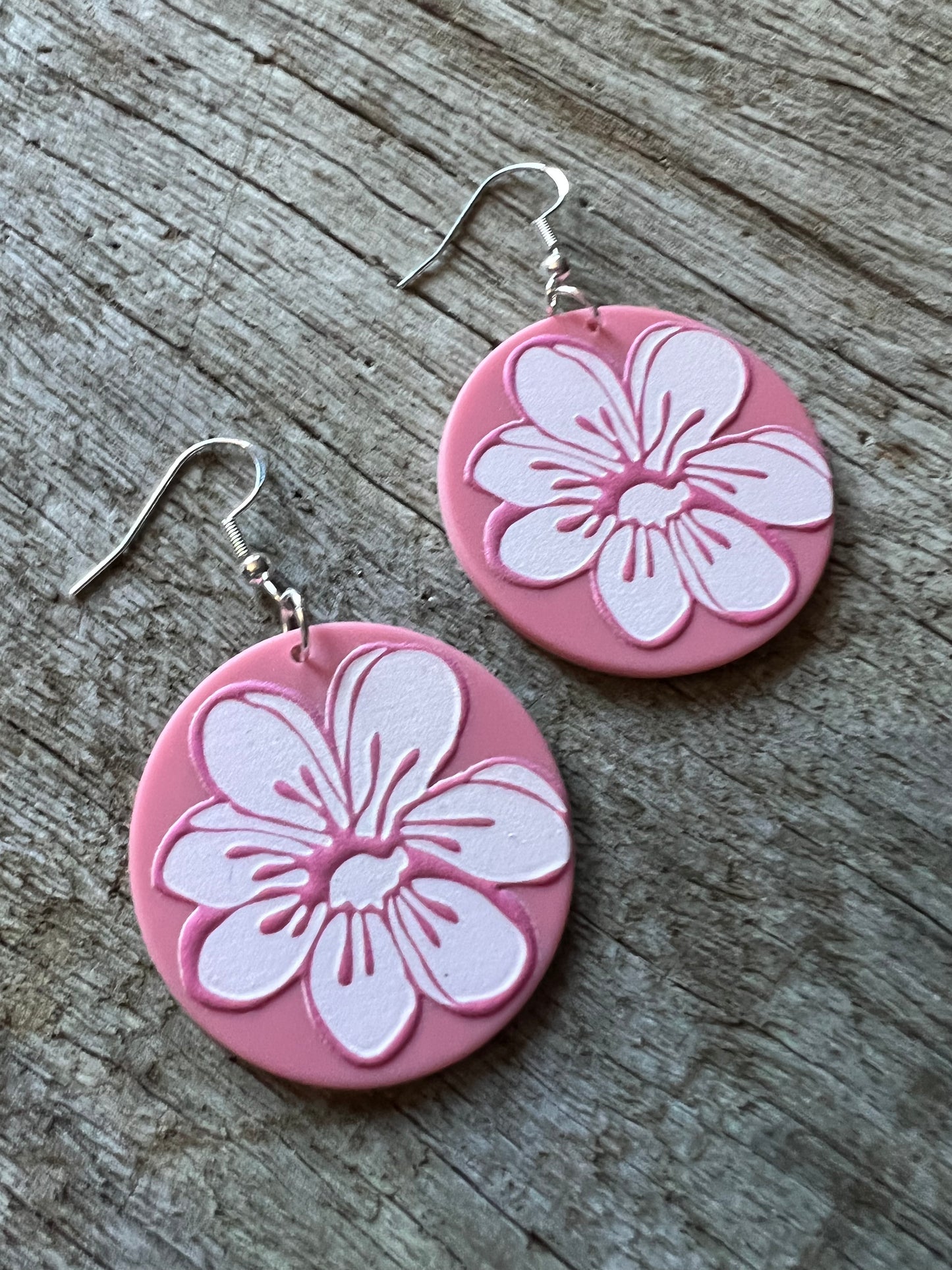 Pink Musk Frangipani Earrings