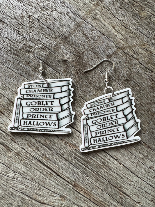 Harry Mixed Books Earrings