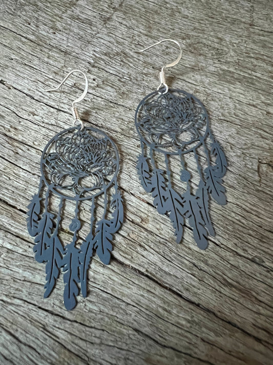 Cornflower Lotus Dream Catcher Filigree