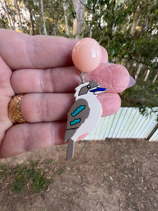 Kookaburra Bird Stud Earrings