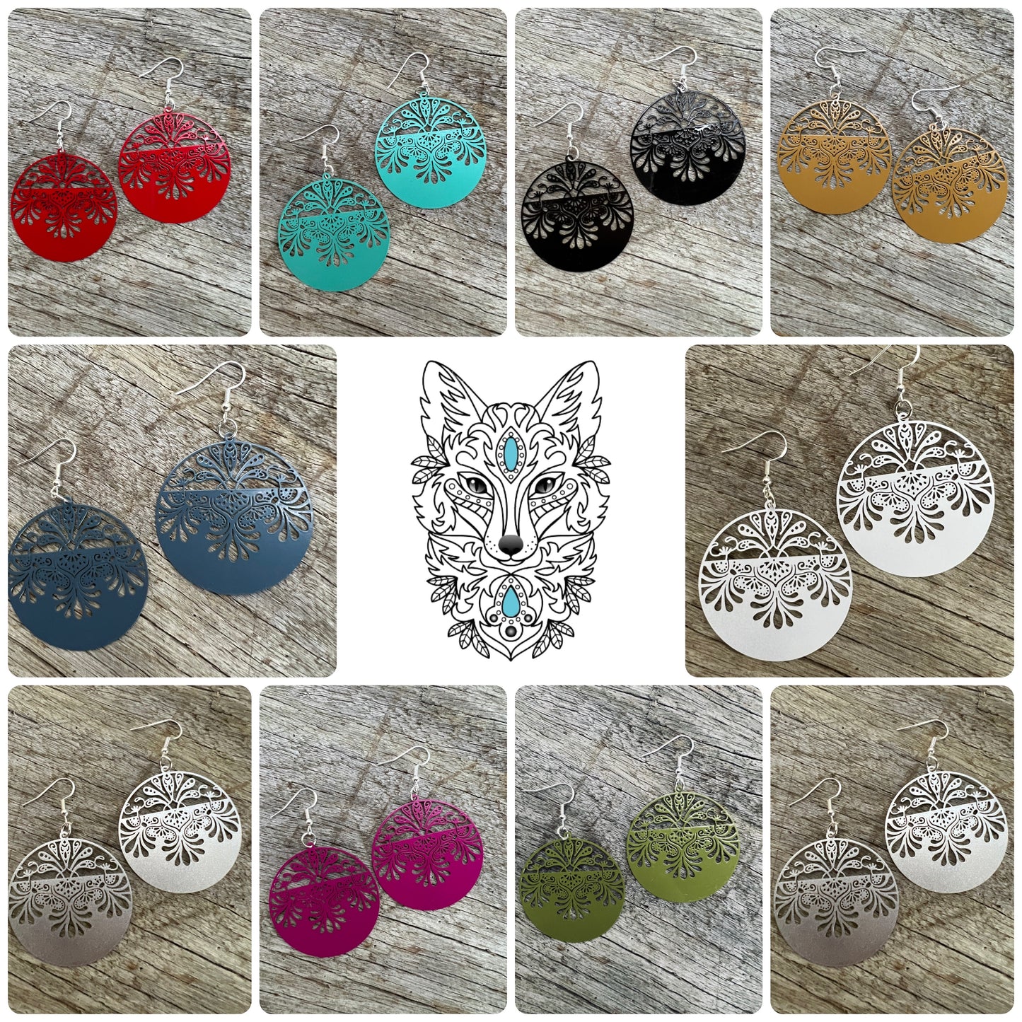 Silver Shimmer Lotus Swirl Filigree