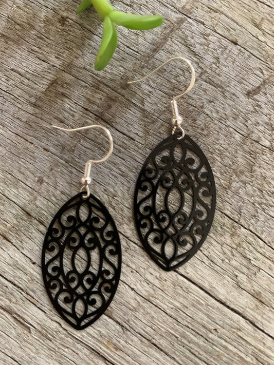 Midnight Black Ella Filigree