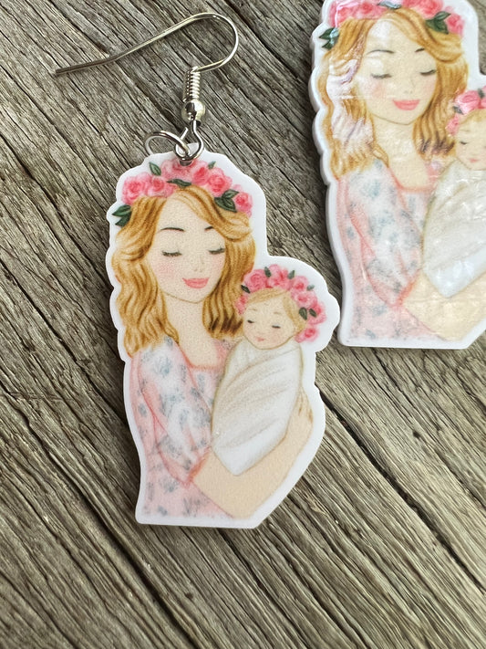 Mumma + Baby Love  Earrings