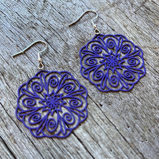 Dark Purple Harlow Filigree