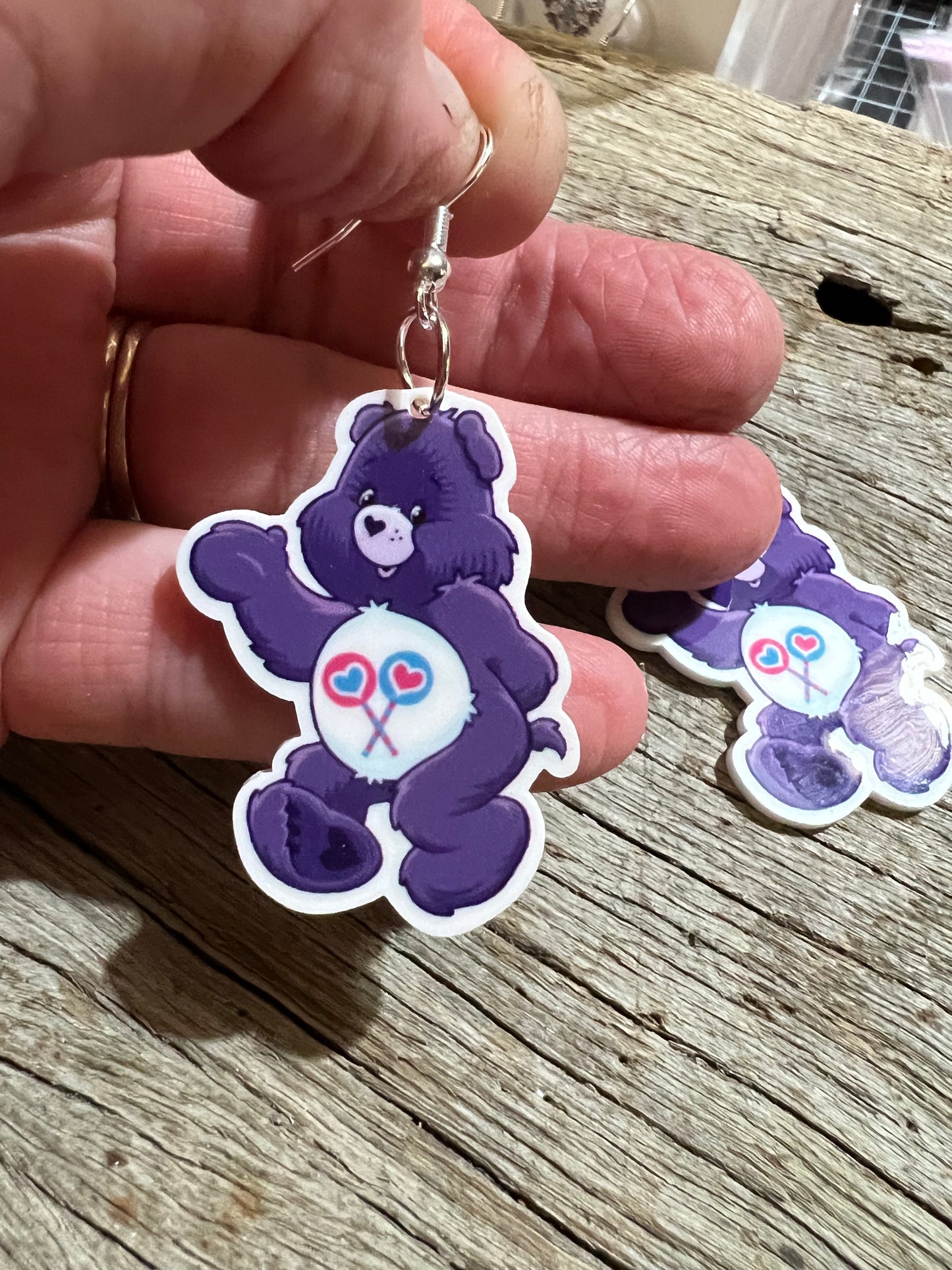 Lollipop Bear Plannar Earrings