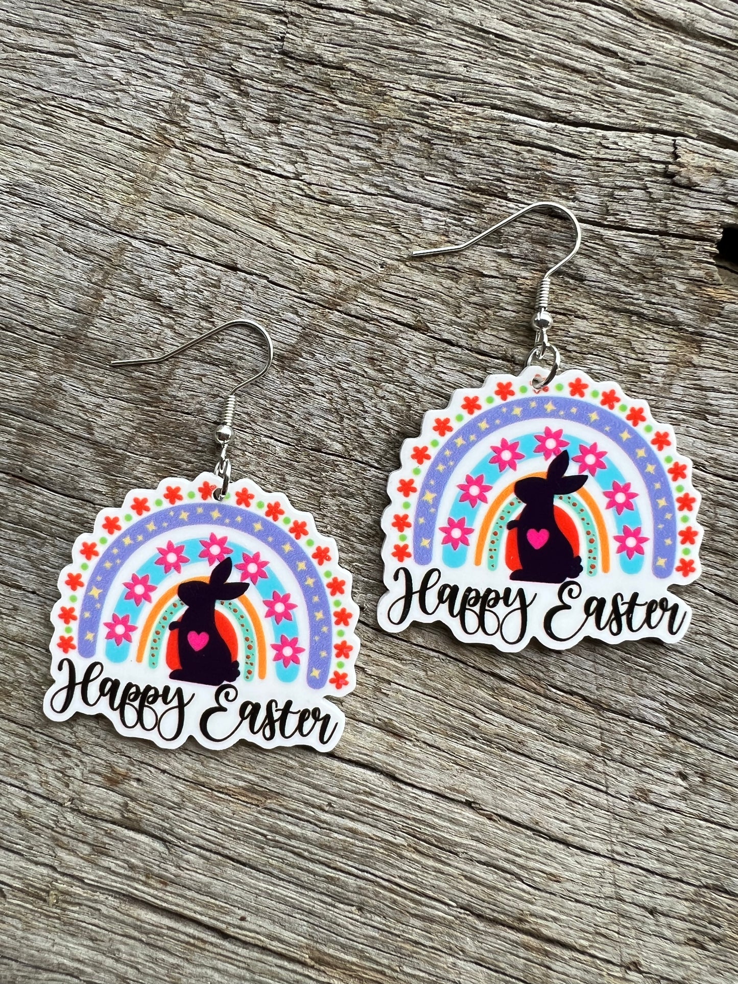 Happy Easter Arch Earrings
