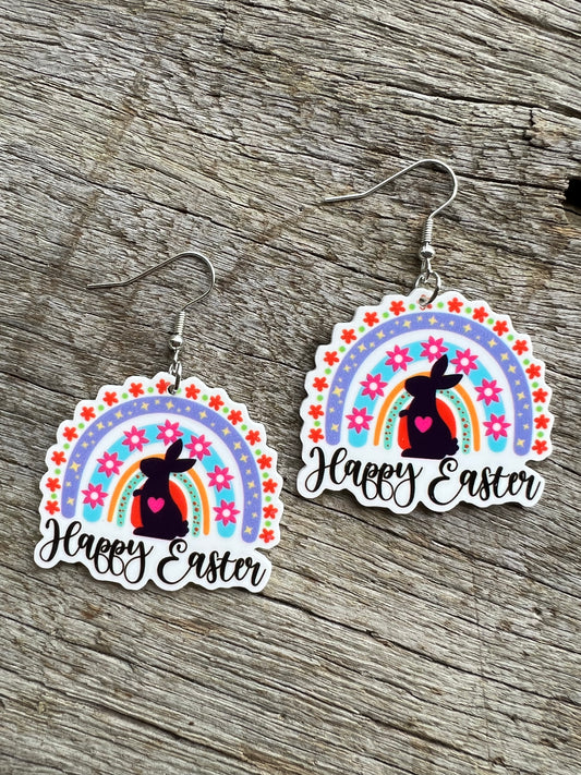 Happy Easter Arch Earrings