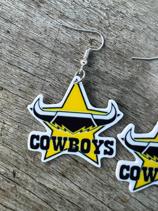 North Queensland Cowboys Earrings