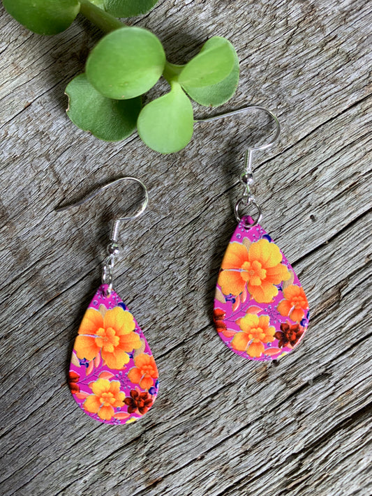 Hawaiian Teardrop Earrings