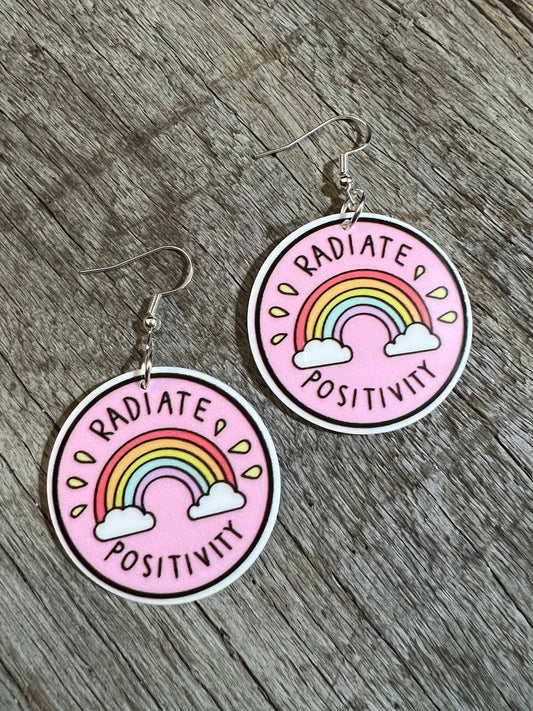 Pink Radiate Positivity Earrings