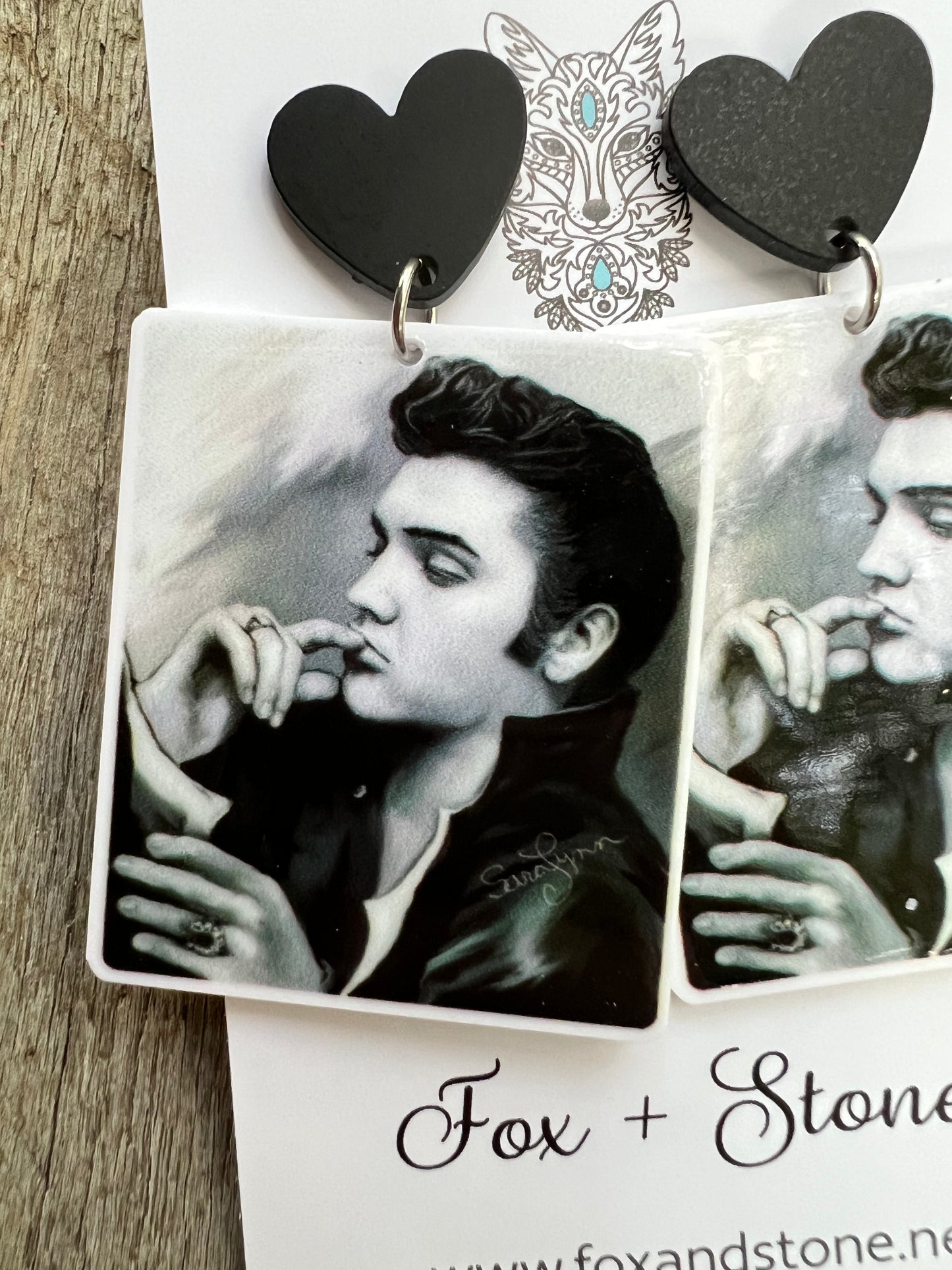 The King Earrings
