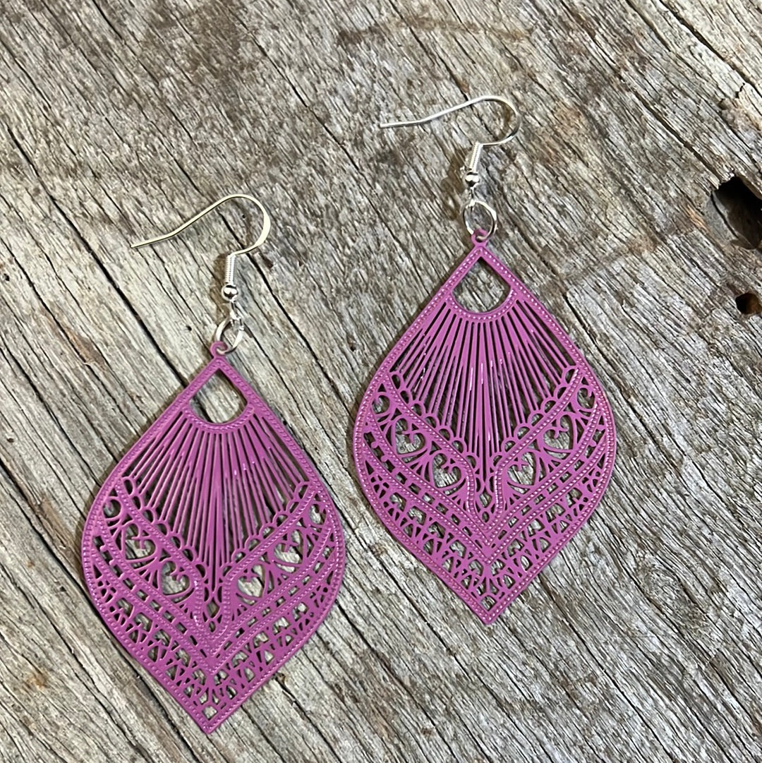 Plum Purple Samantha Filigree