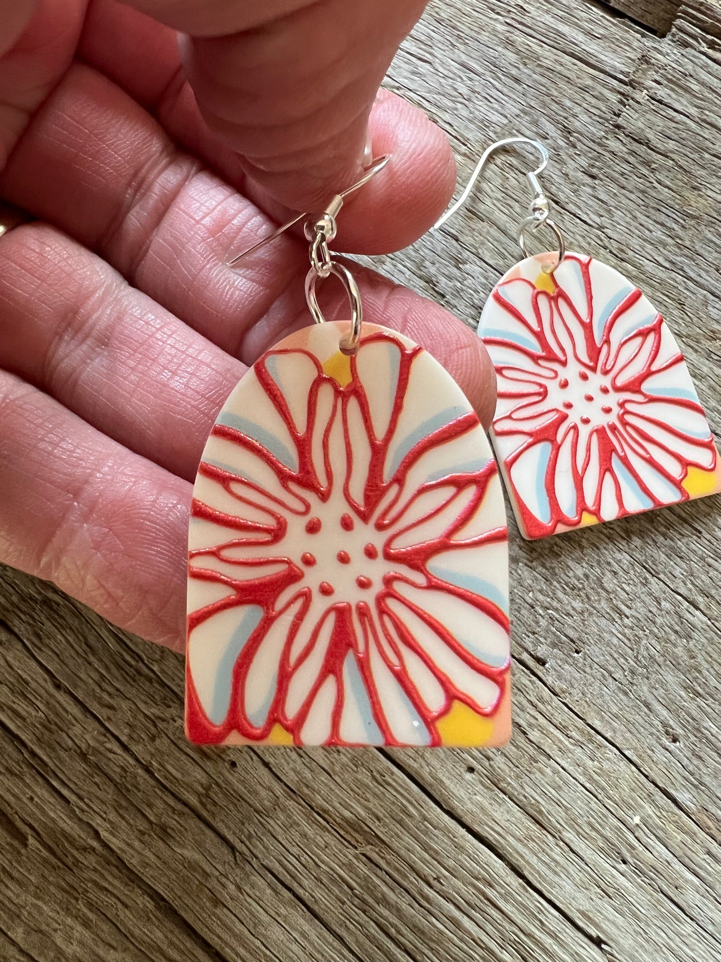 Autumn Arch Swirl Earrings