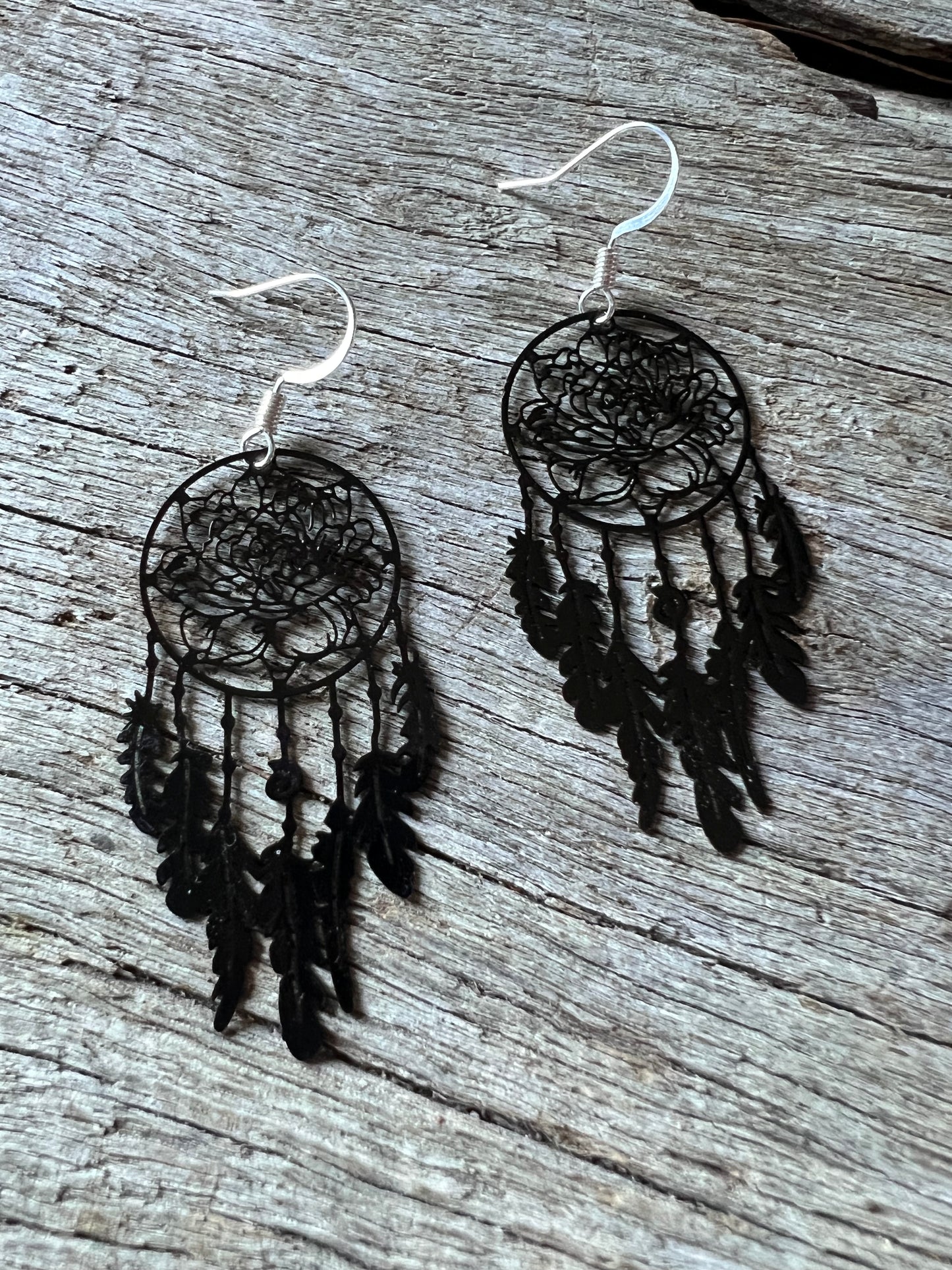 Black Lotus Dream Catcher Filigree