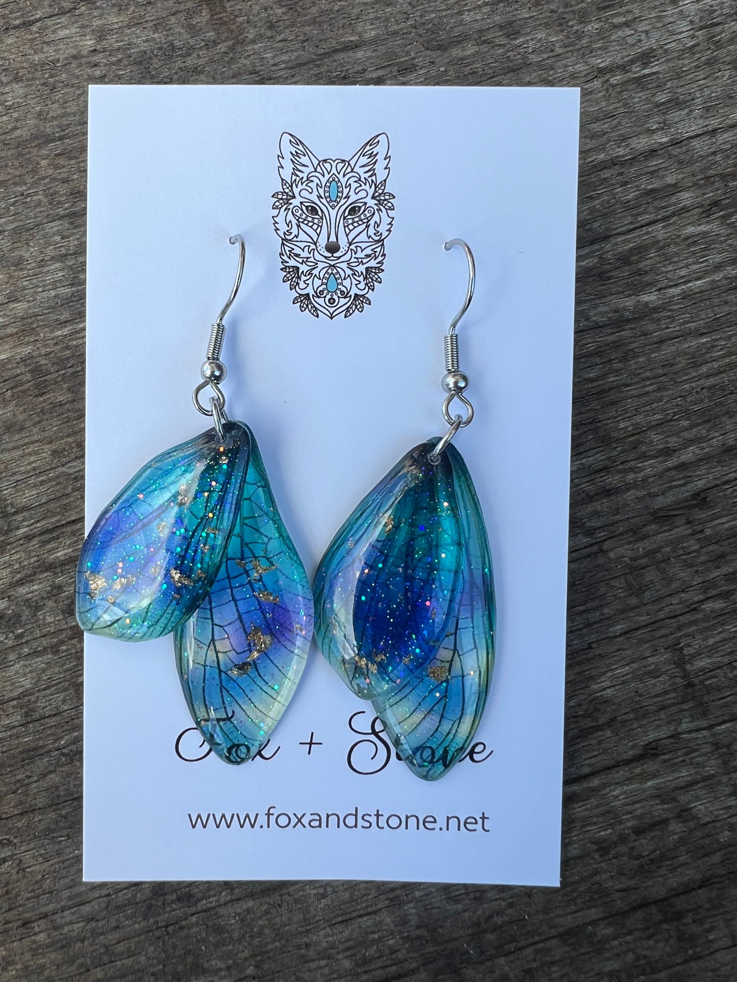 Maeve Fairy Wing/Butterfly Wing Earrings