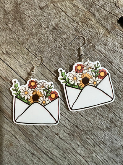 Daisy Love Letters Earrings