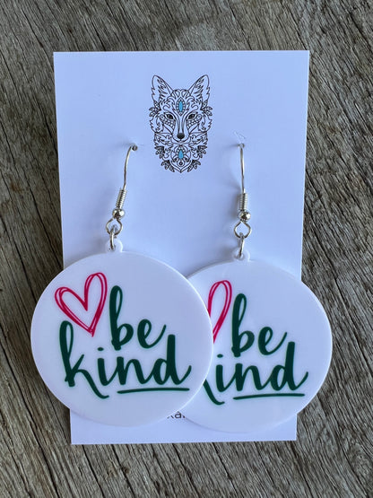 Be Kind Dangle Earrings