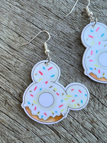 Donut Mouse Earrings