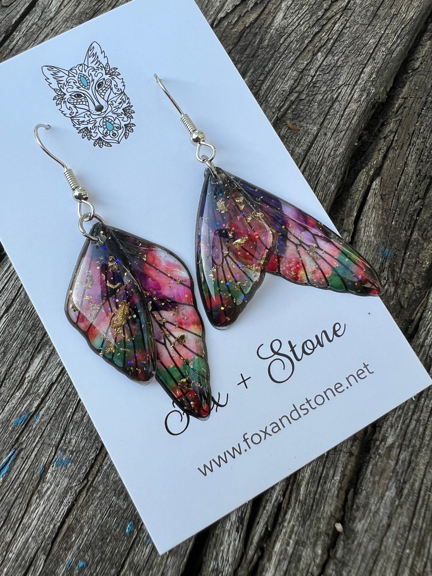 Narissa Fairy Wing/Butterfly Wing Earrings
