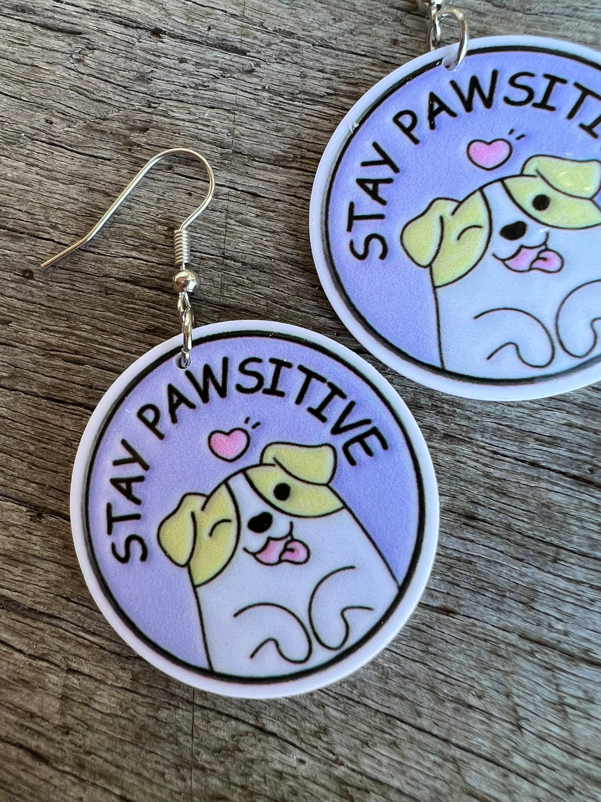 Stay Pawsitive Earrings