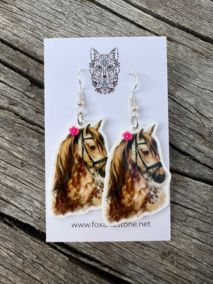 Pretty Horse Earrings