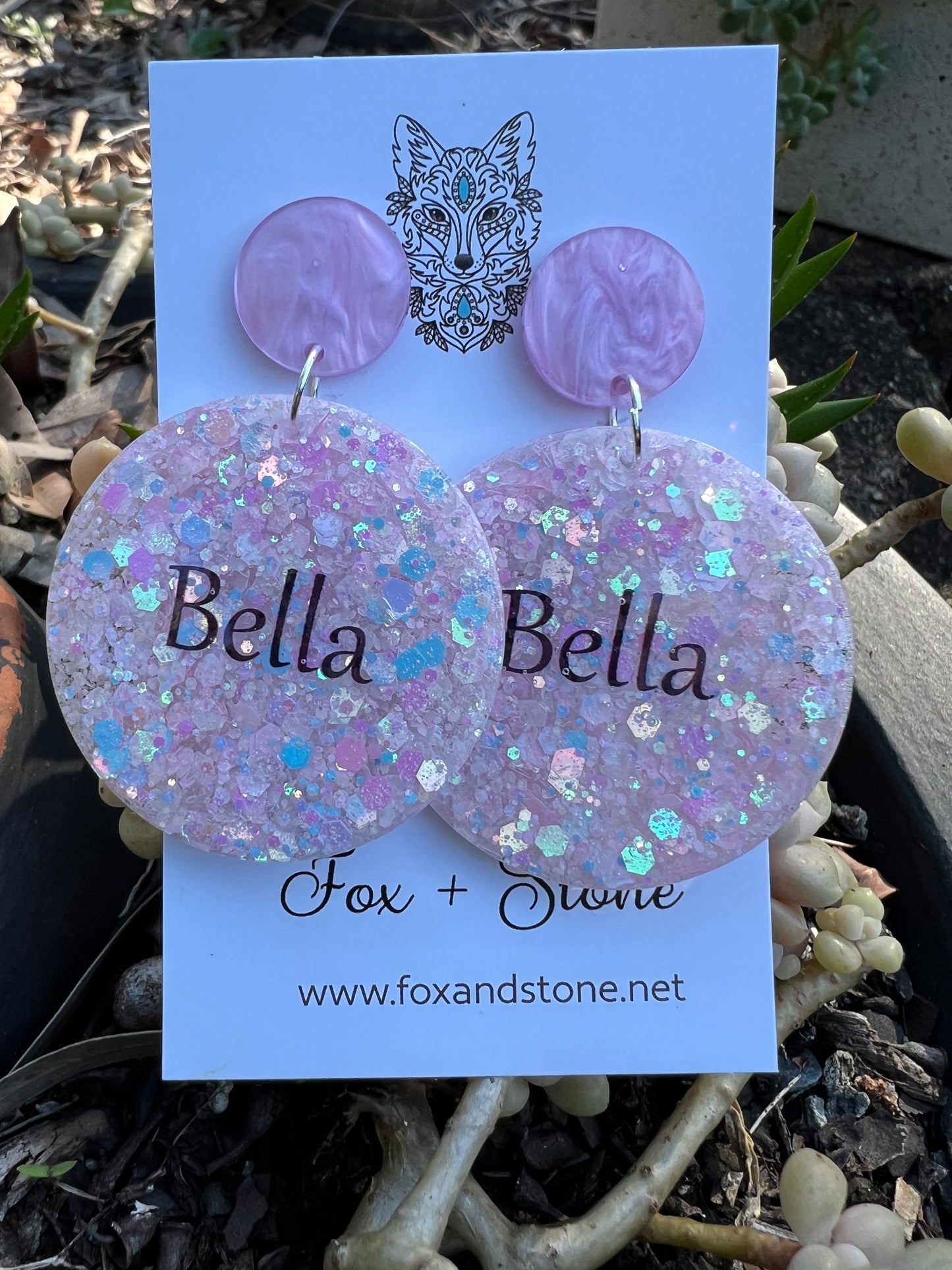 Beautiful Custom Name Earrings