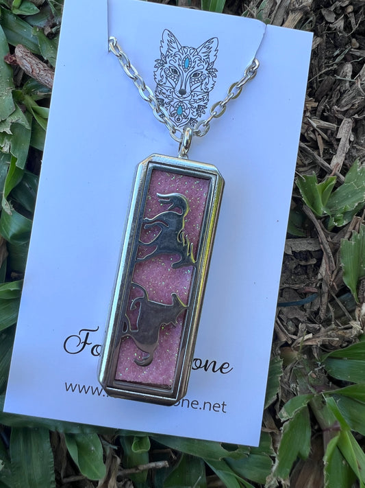 Oil Diffuser Horse Pendant