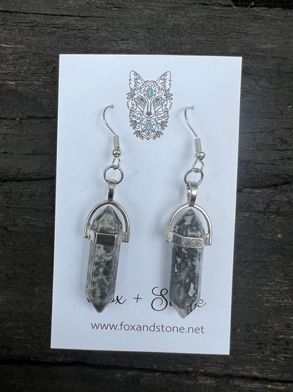 Jasper Natural Stone Earrings