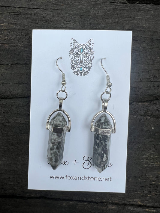 Jasper Natural Stone Earrings