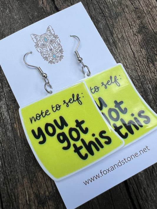 You Got This Earrings