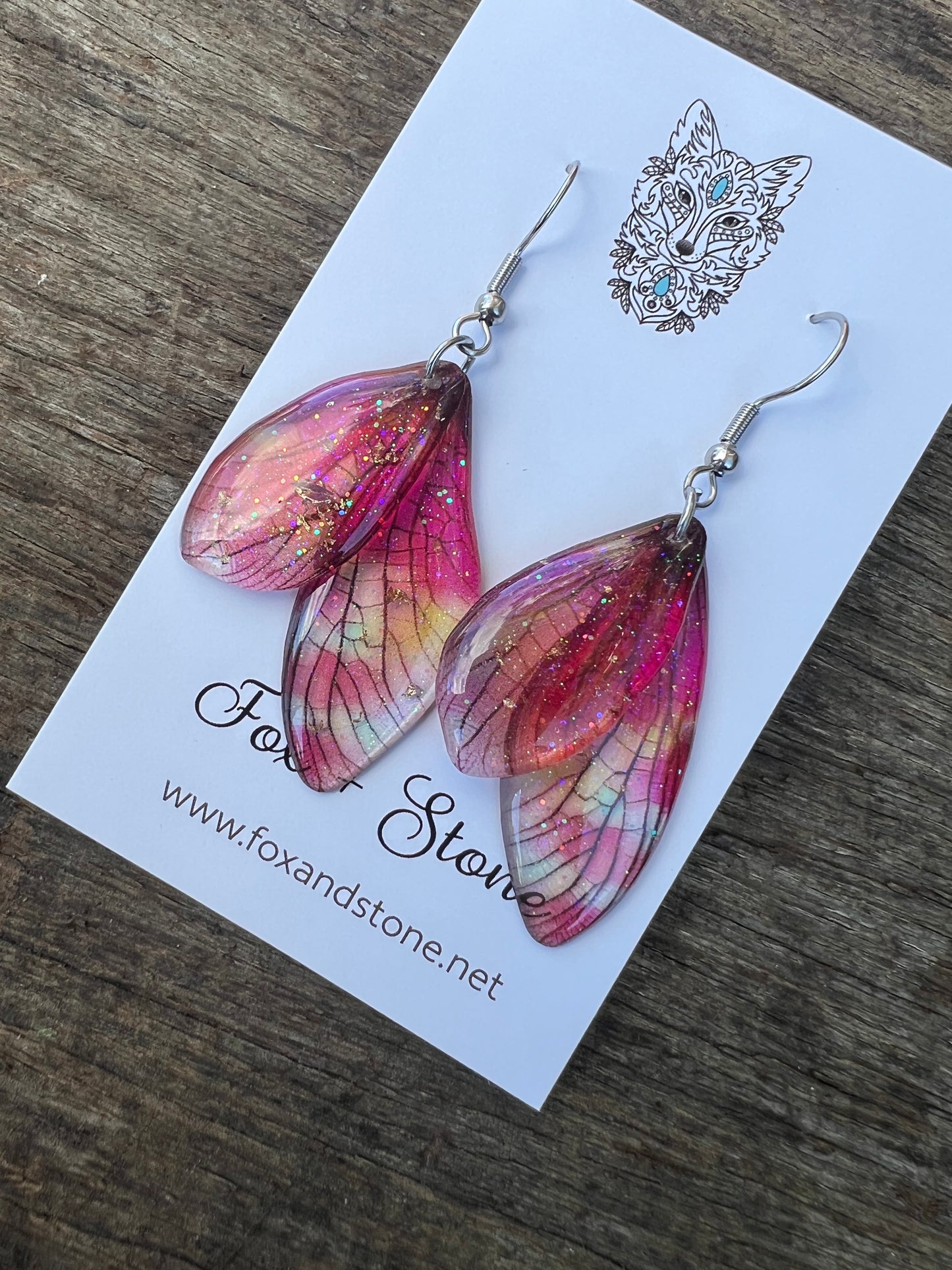 Briella Fairy Wing/Butterfly Wing Earrings