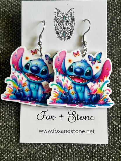 Stitch Butterfly Earrings