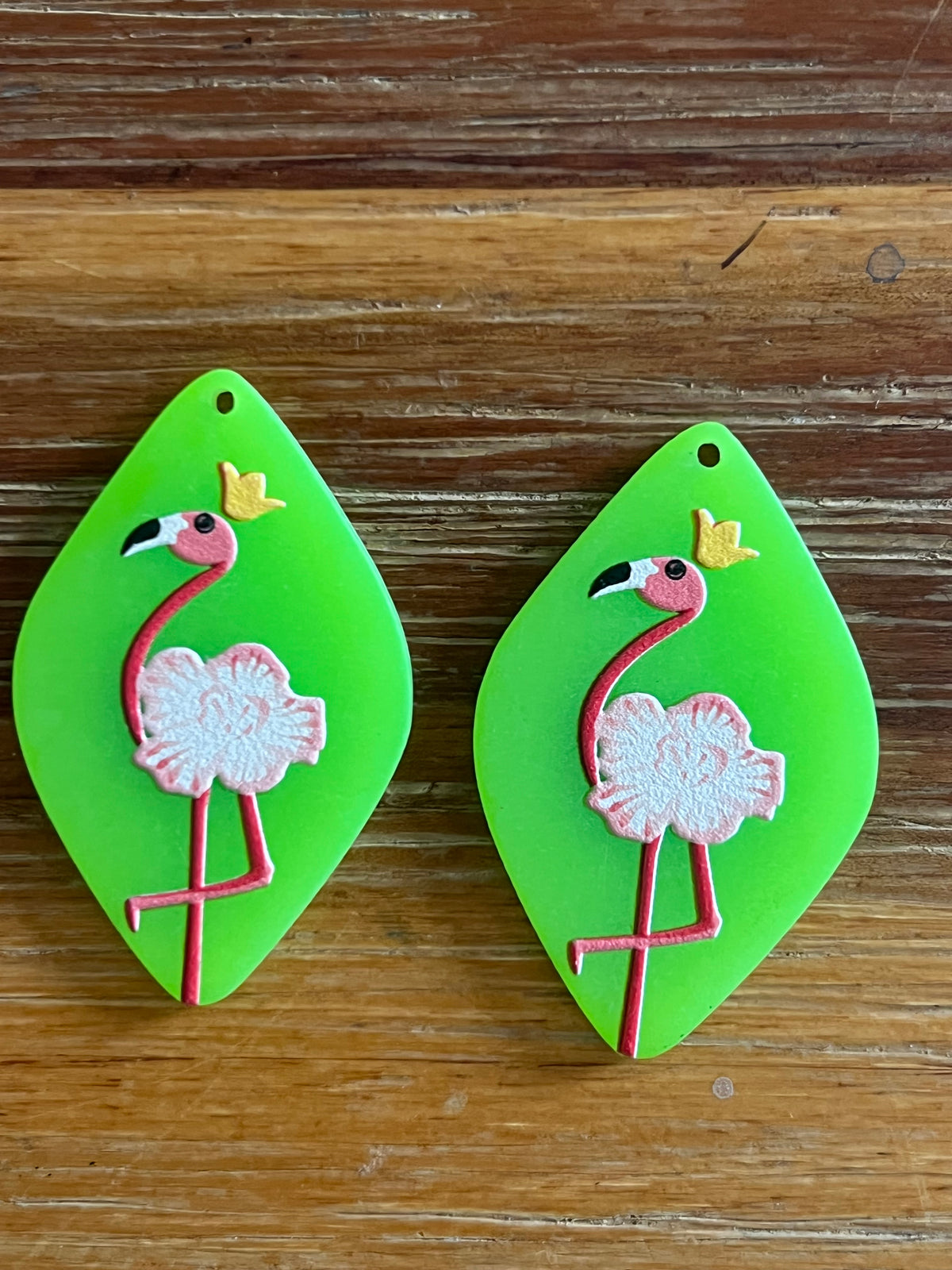 Queen Flamingo Earrings